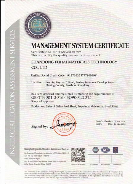 Китай Rogo Industrial (Shanghai) Co., Ltd. Сертификаты